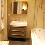 Spacious bathroom