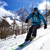 Sunny Skiing